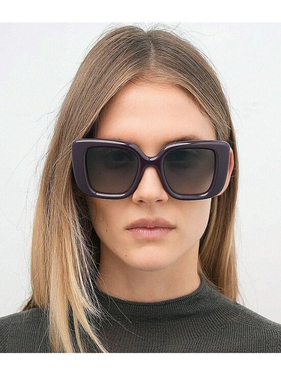 Gucci GG1975S 004 Square Sunglasses – Purple / Grey main image 5